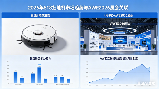 2026年618扫地机市场圆盘形态成主流