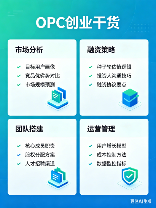 OPC创业干货分享