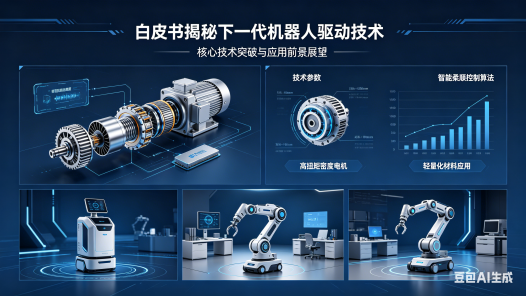白皮书揭秘下一代机器人驱动技术