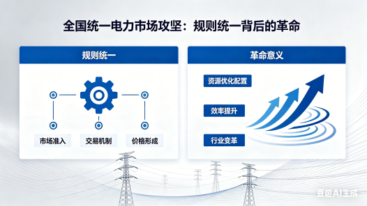 全国统一电力市场攻坚：规则统一背后的革命