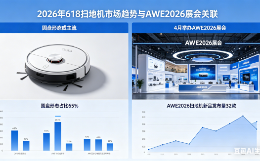 2026年618扫地机市场圆盘形态成主流