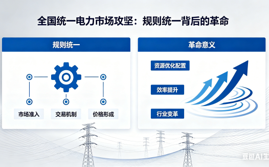 全国统一电力市场攻坚：规则统一背后的革命