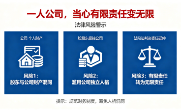 一人公司，当心有限责任变无限