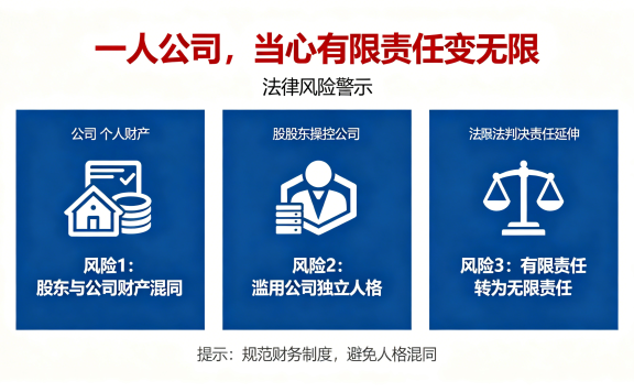 一人公司,当心有限责任变无限
