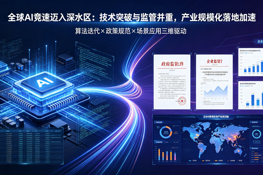 全球 AI 竞速迈入深水区：技术突破与监管并重，产业规模化落地加速