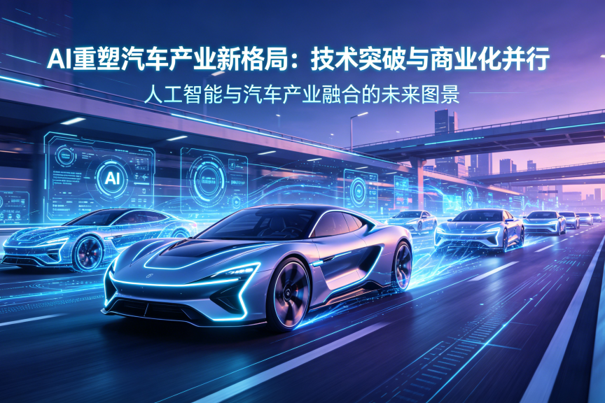 AI 重塑汽车产业新格局 技术突破与商业化并行