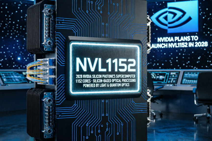 英伟达计划 2028 年打造 NVL1152 硅光超级计算机