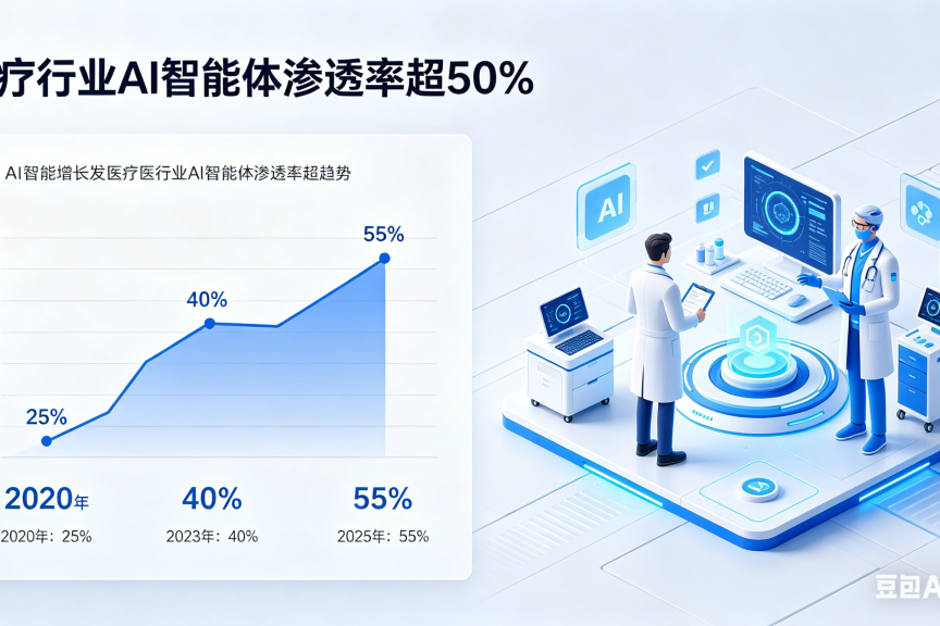 医疗行业 AI 智能体渗透率超 50%