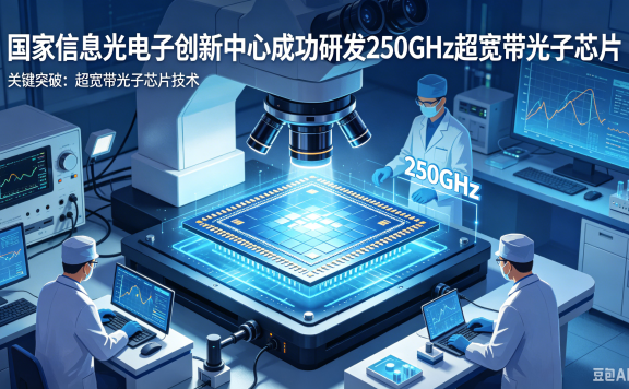 国家信息光电子创新中心成功研发 250GHz 超宽带光子芯片