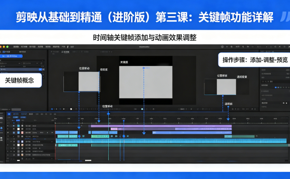 剪映从基础到精通（进阶版）第三课：关键帧功能详解