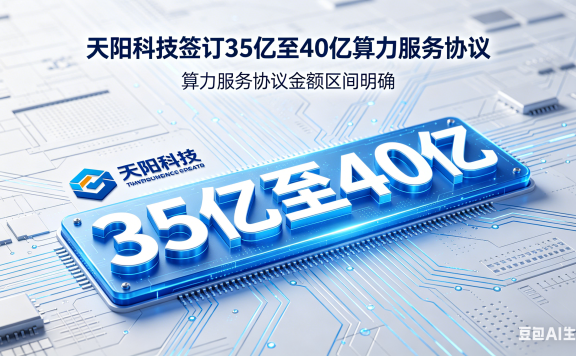 天阳科技签订 35 亿至 40 亿算力服务协议