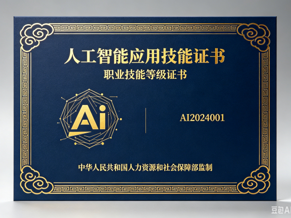 人工智能应用技能证书——AI时代的敲门砖