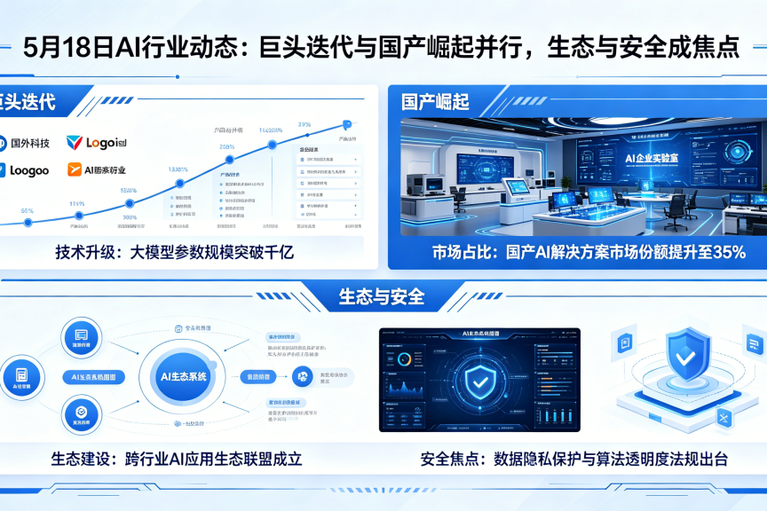 AI行业动态：巨头迭代与国产崛起并行，生态与安全成焦点