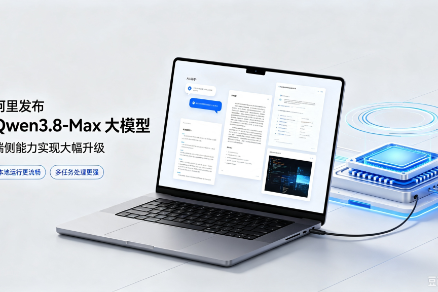 阿里发布 Qwen3.8‑Max 大模型，端侧能力实现大幅升级