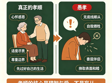 真正的孝顺从不是盲目顺从，别把愚孝当善良